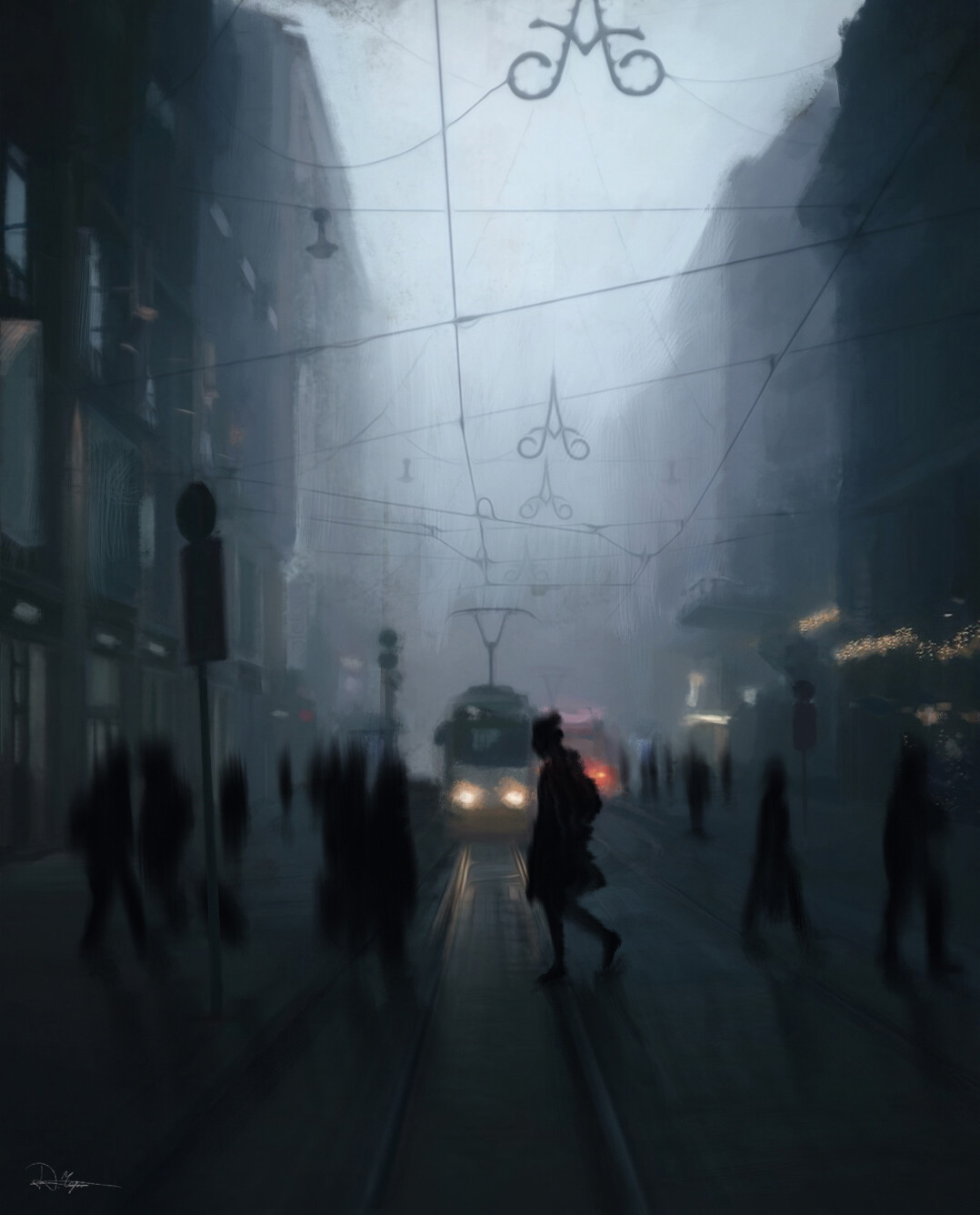 hurrying shadows